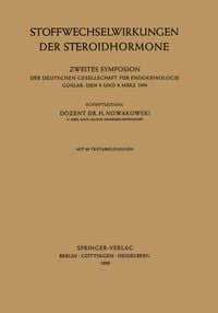 Produktbild: Stoffwechselwirkungen der Steroidhormone