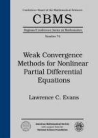 Produktbild: Evans, L: Weak Convergence Methods For Nonlinear Partial Di