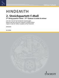 Produktbild: 2. Streichquartett f-Moll