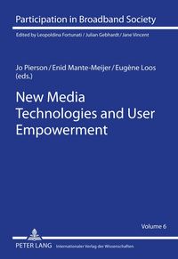 Produktbild: New Media Technologies and User Empowerment