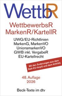 Produktbild: Wettbewerbsrecht, Markenrecht und Kartellrecht