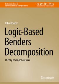 Produktbild: Logic-Based Benders Decomposition