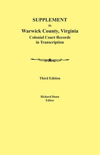 Produktbild: Supplement to Warwick County, Virginia