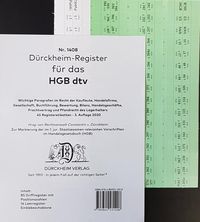 Bild vom Artikel DürckheimRegister® HGB im dtv OHNE Stichworte vom Autor Constantin Dürckheim