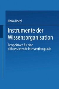 Produktbild: Instrumente der Wissensorganisation