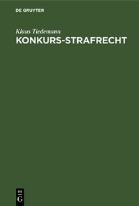 Produktbild: Konkurs-Strafrecht