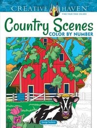 Produktbild: Creative Haven Country Scenes Color by Number Coloring Book
