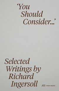 Produktbild: You Should Consider&hellip;