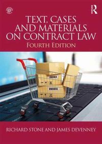 Produktbild: Stone, R: Text, Cases and Materials on Contract Law