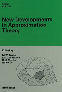 Produktbild: New Developments in Approximation Theory