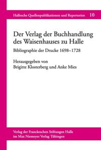 Produktbild: Der Verlag der Buchhandlung des Waisenhauses zu Halle