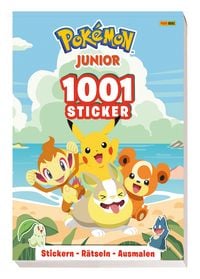 Produktbild: Pok&eacute;mon Junior: 1001 Sticker - Stickern - R&auml;tseln - Ausmalen