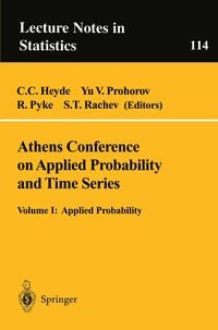 Produktbild: Athens Conference on Applied Probability and Time Series Analysis