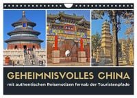 Produktbild: Geheimnisvolles China 2026 (Wandkalender 2026 DIN A4 quer), CALVENDO Monatskalender