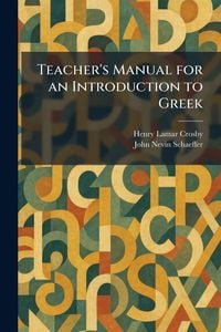 Produktbild: Teacher's Manual for an Introduction to Greek