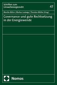 Produktbild: Governance und gute Rechtsetzung in der Energiewende