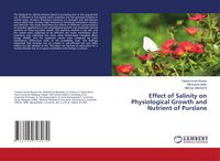 Produktbild: Effect of Salinity on Physiological Growth and Nutrient of Purslane
