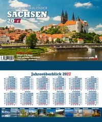 Produktbild: Drei-Monatskalender Sachsen 2027