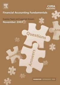 Produktbild: Financial Accounting Fundamentals November 2003 Exam Q&as
