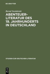 Produktbild: Abenteuerliteratur des 19. Jahrhunderts in Deutschland