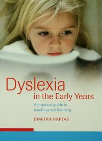 Produktbild: Dyslexia in the Early Years