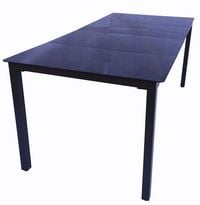 Produktbild: Aluminium Glas Gartentisch Balkontisch 140x80 cm