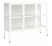 Produktbild: Stahl Glas Vitrine Sideboard Kommode Floka L