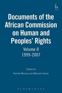 Produktbild: Documents of the African Commission on Human and Peoples' Rights, Volume II 1999-2007