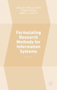 Produktbild: Formulating Research Methods for Information Systems