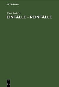 Produktbild: Einf&auml;lle - Reinf&auml;lle