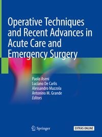 Produktbild: Operative Techniques and Recent Advances in Acute Care and Emergency Surgery