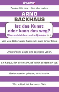 Produktbild: Ist das Kunst oder kann das weg?