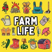 Produktbild: Farm Life Coloring Book