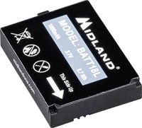 Produktbild: Midland Ersatzakku Akkupack 1800 mAh f&uuml;r BR 180 Funkger&auml;te C1628
