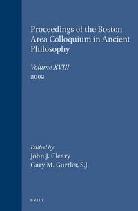 Produktbild: Proceedings of the Boston Area Colloquium in Ancient Philosophy