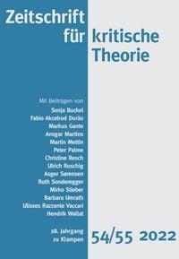 Produktbild: Zeitschrift f&uuml;r kritische Theorie / Zeitschrift f&uuml;r kritische Theorie, Heft 54/55 (2022)