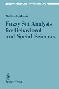 Produktbild: Fuzzy Set Analysis for Behavioral and Social Sciences