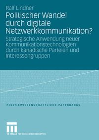 Produktbild: Politischer Wandel durch digitale Netzwerkkommunikation?
