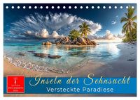 Produktbild: Inseln der Sehnsucht - Versteckte Paradiese (Tischkalender 2026 DIN A5 quer), CALVENDO Monatskalender