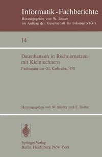 Produktbild: Datenbanken in Rechnernetzen mit Kleinrechnern