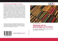 Produktbild: Historia de la psicolog&iacute;a en el Per&uacute;