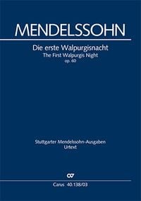 Bild vom Artikel Die erste Walpurgisnacht (Klavierauszug) vom Autor Felix Mendelssohn Bartholdy