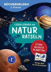 Produktbild: Lesen lernen mit Naturr&auml;tseln, B&uuml;cherhelden 2. Klasse, Sternbilder & Planeten