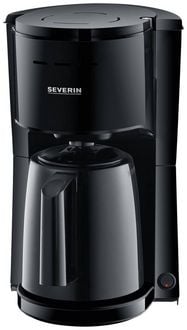 Produktbild: Severin KA 9306 Kaffeemaschine Schwarz Fassungsverm&ouml;gen Tassen=8 Isolierkanne, mit Filterkaffee-Funktion