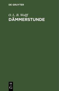 Produktbild: D&auml;mmerstunde