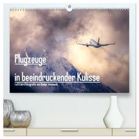 Produktbild: Flugzeuge in beeindruckender Kulisse (hochwertiger Premium Wandkalender 2026 DIN A2 quer), Kunstdruck in Hochglanz