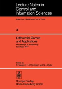 Produktbild: Differential Games and Applications