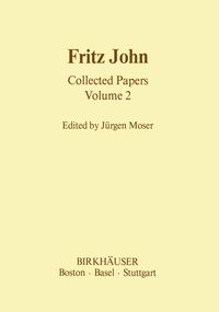 Produktbild: Fritz John Collected Papers