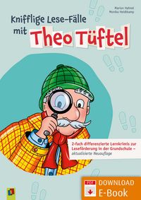 Produktbild: Knifflige Lese-F&auml;lle mit Theo T&uuml;ftel