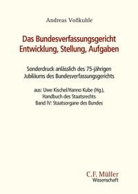 Produktbild: Das Bundesverfassungsgericht: Entwicklung, Stellung, Aufgaben